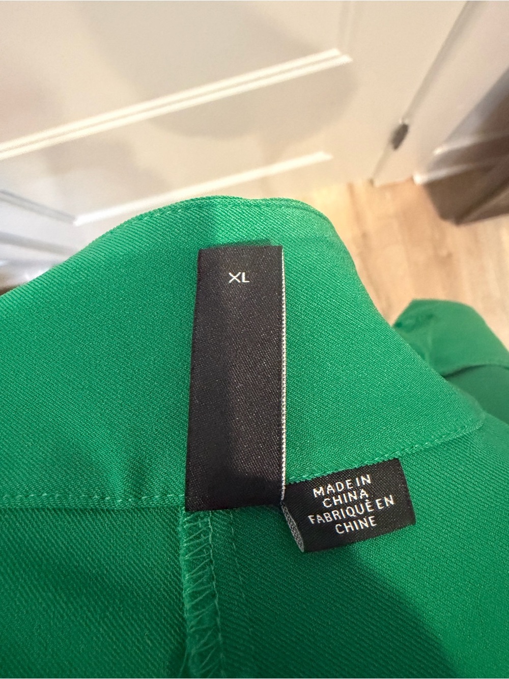 High-Rise Green Wide-Leg Pants for Women - Picture 5 of 7